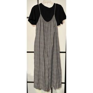 Plaid Jumpsuit 🖤🤍❤️